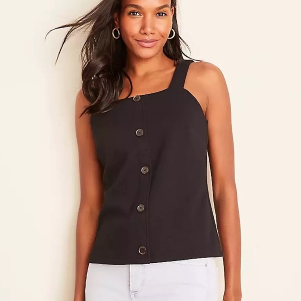 ANN TAYLOR BUTTON UP TOP